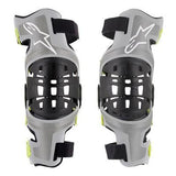 Alpine Stars-Bionic 7 Knee Brace-Grey/Black-A6501319195S-MotoXtreme