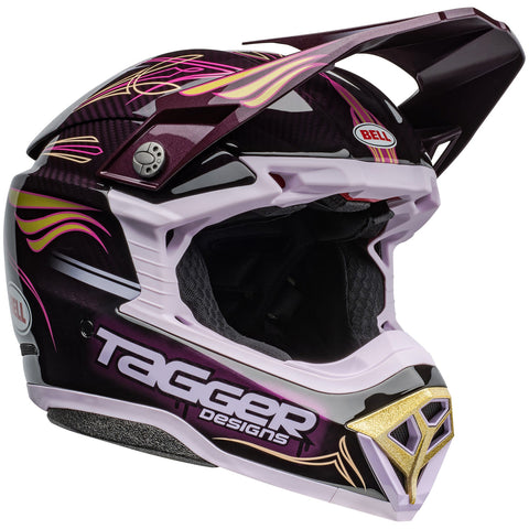 Bell-Bell MX 2024 Moto-10 Spherical Mips Adult Helmet (Tagger Purple Haze)-Purple-BH7157502-MotoXtreme