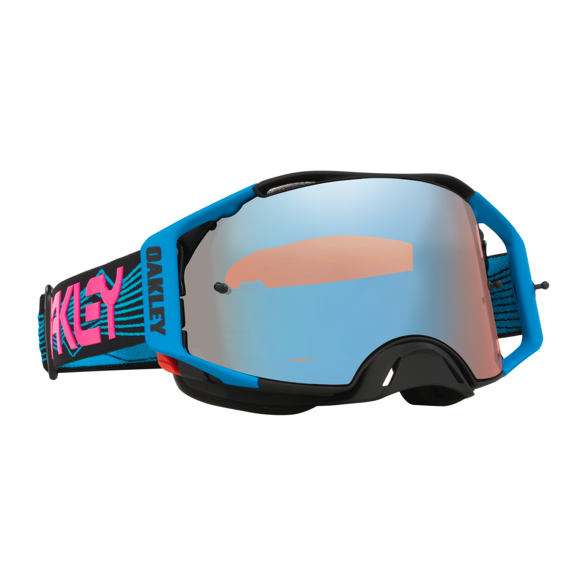 motocross goggles uk Oakley|AIRBRAKE BLUE WIRED MX GOGGLE SAPPHIRE PRIZM LENS| OO7046-H0|MOTOXTREME – MotoXtreme