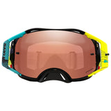 Oakley-Oakley Airbrake Jeffrey Herlings Signature MX Goggle (Black/Teal/Yellow) Prizm MX Black Lens-Black/Teal/Yellow-OA OO7046-E7-MotoXtreme