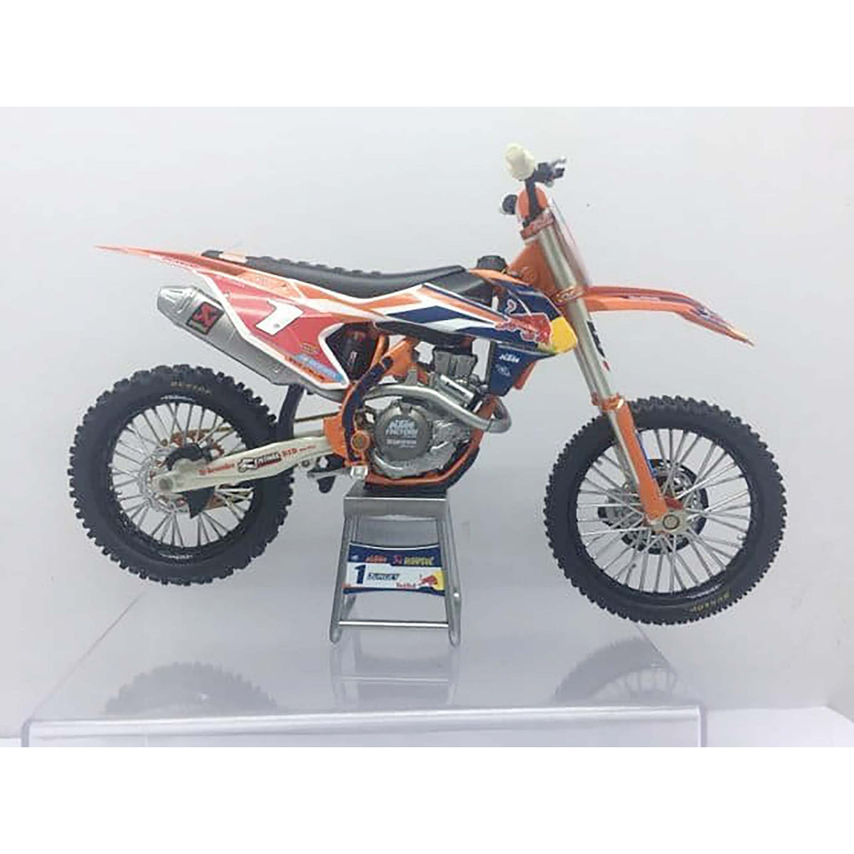 modellini moto 22 cm Ktm Sxf 450 Ryan Dungey Replica scala 1:10