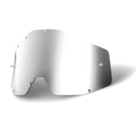 100%-Accuri / Racecraft / Strata Anti-Fog Replacement Lens-Silver Mirror-HP-51002-008-02-MotoXtreme