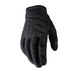 100%-Brisker Cold Weather Glove Black/Grey-Small-HP-10016-057-10-MotoXtreme
