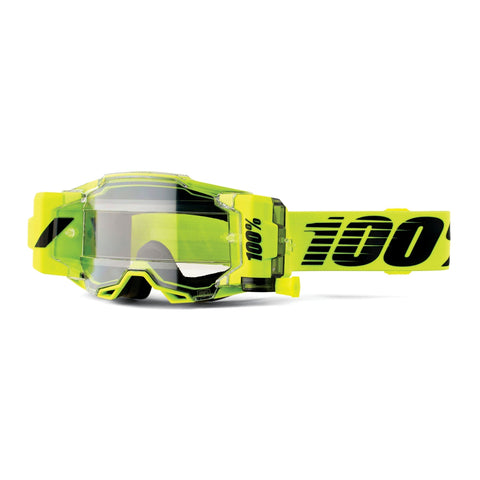 100%-Armega Forecast Goggle Nuclear Citrus / Clear Lens-Citrus-HP-50006-00002-MotoXtreme