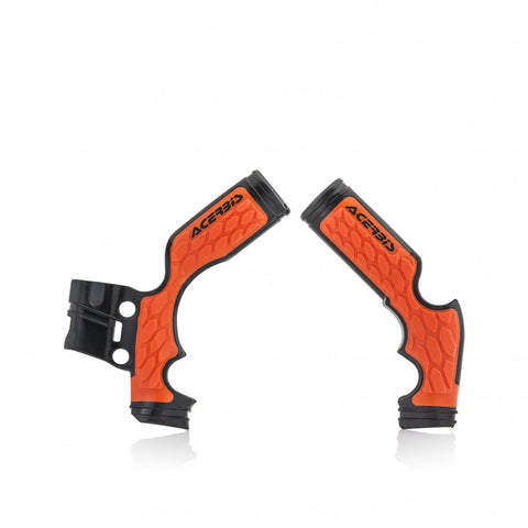 Acerbis-X-GRIP FRAME PROTECTOR for KTM/HUSQVARNA/GAS GAS-Orange/Black-22896.313-MotoXtreme