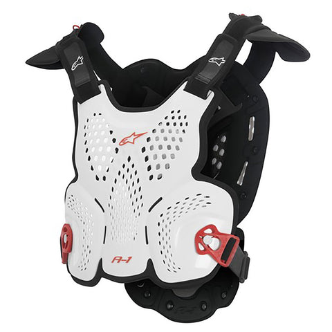 Alpine Stars-A1 Roost Chest and Body Protector White/Black/Red-White/Black-A6700116213XLXXL-MotoXtreme
