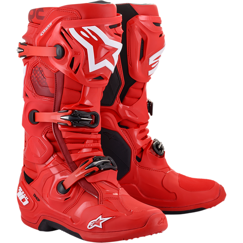 Alpine Stars-Alpine Stars Tech 10 Boots-Red-BOOT TECH 10 RED 7-MotoXtreme