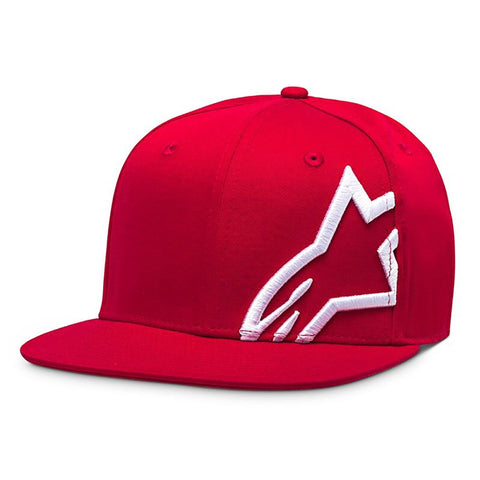 Alpine Stars-Corp Snap Back Cap Red-Red-A1139815053020-MotoXtreme