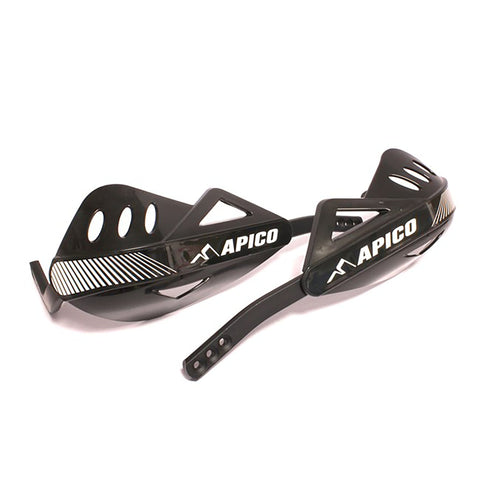 Apico-Enduro Hand Guard With Full Wrap Around-Black-HG API BK-MotoXtreme