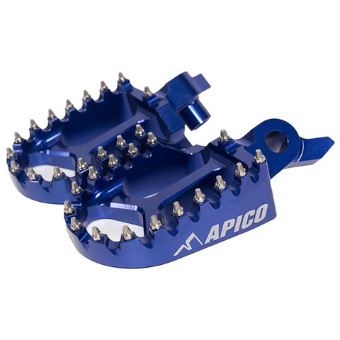 Apico-Xtreme Foot Peg - YAMAHA YZ250F 2024, YZ450F 2023-24, YZ450FX/WR450F 2024-Blue-FPX YZF 23 BLUE-MotoXtreme