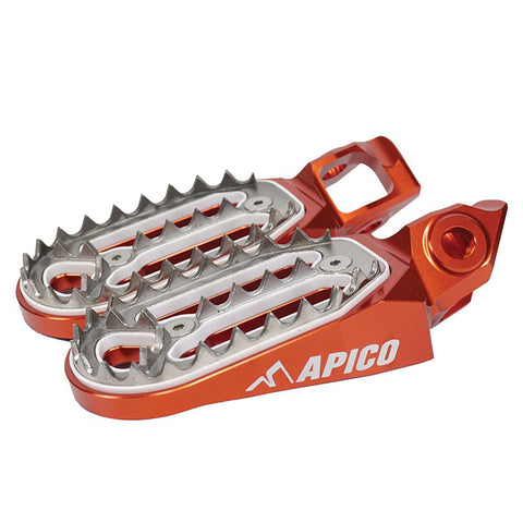 Apico-Apico Pro-Bite Footpeg - KTM ENDURO - 4 Colours-Orange-FPP PRO KTM 23 OR ENDURO-MotoXtreme