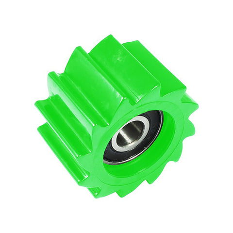 Apico-Chain Roller 38mm KXF 2007-ON-Green-CHAINROLLER KXF GN-MotoXtreme