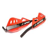 Apico-Enduro Hand Guard With Full Wrap Around-Red-HG API RD-MotoXtreme