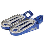 Apico-Apico Pro-Bite Footpeg - HUSQVARNA ENDURO - 4 Colours-Blue-FPP PRO KTM 23 BU MX HUSQVARNA ENDURO-MotoXtreme