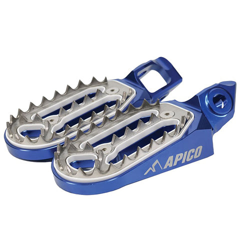 Apico-Apico Pro-Bite Footpeg - HUSQVARNA ENDURO - 4 Colours-Blue-FPP PRO KTM 23 BU MX HUSQVARNA ENDURO-MotoXtreme