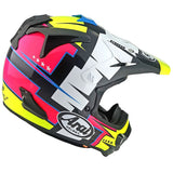 Arai-MX-V EVO BATTLE HELMET YELLOW-Yellow-ARMXVEVOXS BTLE YW-MotoXtreme