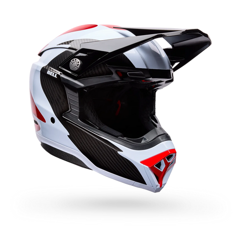 Bell-MOTO-10 SPHERICAL FLUID HELMET-Black/Red-36999-017-XS-MotoXtreme