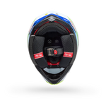 Bell-MOTO-10 SPHERICAL GRID HELMET-White/Blue-37003-059-XS-MotoXtreme