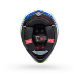 Bell-MOTO-10 SPHERICAL GRID HELMET-White/Blue-37003-059-XS-MotoXtreme