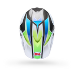 Bell-MOTO-10 SPHERICAL GRID HELMET-White/Blue-37003-059-XS-MotoXtreme