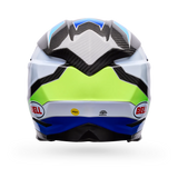 Bell-MOTO-10 SPHERICAL GRID HELMET-White/Blue-37003-059-XS-MotoXtreme