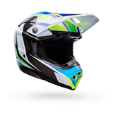 Bell-MOTO-10 SPHERICAL GRID HELMET-White/Blue-37003-059-XS-MotoXtreme
