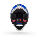 Bell-MOTO-10 SPHERICAL PRO CIRCUIT 25 HELMET-Blue/White-36664-025-S-MotoXtreme