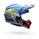 Bell-MOTO-10 SPHERICAL PRO CIRCUIT 25 HELMET-Blue/White-36664-025-S-MotoXtreme