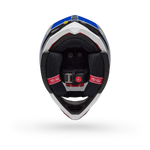 Bell-ROLAND SANDS DESIGN OLD GLORY MOTO-10 SPHERICAL HELMET-White/Red/Blue-36668-574-S-MotoXtreme