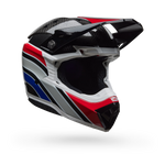 Bell-ROLAND SANDS DESIGN OLD GLORY MOTO-10 SPHERICAL HELMET-White/Red/Blue-36668-574-S-MotoXtreme
