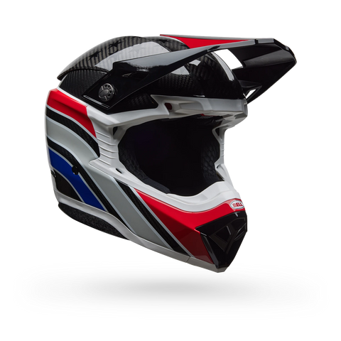Bell-ROLAND SANDS DESIGN OLD GLORY MOTO-10 SPHERICAL HELMET-White/Red/Blue-36668-574-S-MotoXtreme