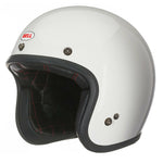 Bell-Custom 500 Open Face Helmet - Solid Vintage White-White-BH 7050084-MotoXtreme
