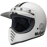 Bell-Cruiser 2024 Moto-3 Adult Helmet (Steve McQueen 'Any Given Sunday')-White-BH 7158736-MotoXtreme