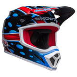 Bell-Bell MX 2023 MX-9 Mips Adult Helmet (Showtime Black/Red)-Black/Red/Blue-BH 7148489-MotoXtreme