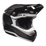 Bell-MX 2022 Moto-10 Spherical Mips Helmet-Gloss Black Carbon/White-Carbon/White-BH 7146521-MotoXtreme