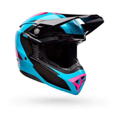 Bell-MOTO-10 SPHERICAL FLUID HELMET BLUE/PINK-Blue/Pink-36999-C01-XS-MotoXtreme