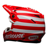 Bell-Moto 9 Mips Fasthouse Signia Helmet-Red/White-BH 7118286-MotoXtreme