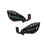 Circuit Equipment-Vector Handguards-Black/Green-PM061-2D7-MotoXtreme