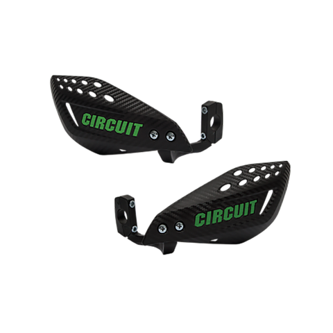 Circuit Equipment-Vector Handguards-Black/Green-PM061-2D7-MotoXtreme