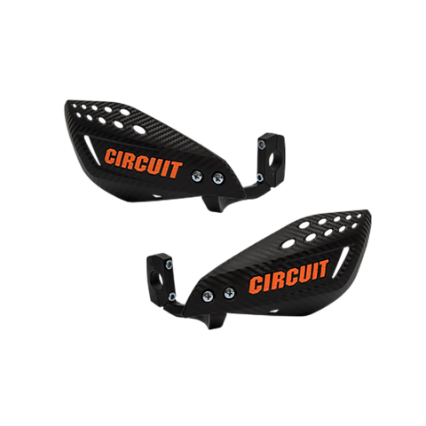 Circuit Equipment-Vector Handguards-Black/Orange-PM061-2D9-MotoXtreme