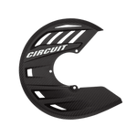 Circuit Equipment-Carbon Look Disc Cover With Mounting Kit-Carbon/White-CD0007.2D2-MotoXtreme