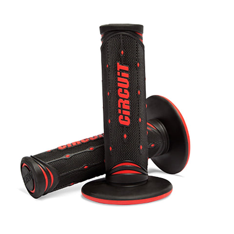 Circuit Equipment-Jupiter Grips-Black/Red-MA042-215-MotoXtreme