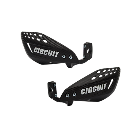 Circuit Equipment-Vector Handguards-Black/White-PM061-2D2-MotoXtreme
