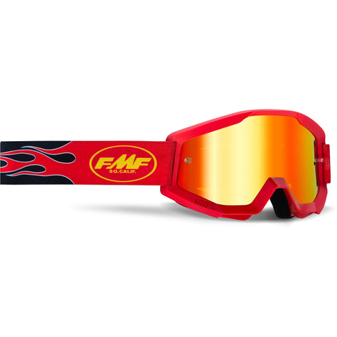 FMF Vision-Powercore Goggles-Flame, Red-Mirror Red Lens-Red-UF5040025103-MotoXtreme