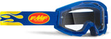 FMF Vision-Powercore Goggles-Green, Orange, Blue, Red-Clear Lens-Navy-UF5040010102-MotoXtreme