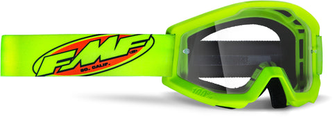 FMF Vision-Powercore Goggles-Green, Orange, Blue, Red-Clear Lens-Yellow-UF5040010104-MotoXtreme