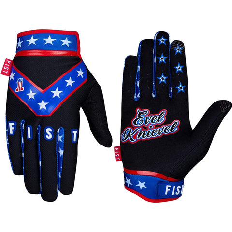 Fist Handwear-Special Edition Evel Knievel Glove | Black-Black-UGEK002XS-MotoXtreme
