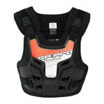 GP-Pro-Evolution Lite Body Armour Chest/Back Protector Orange Sticker-Black/Orange-PROMXJ30OR-MotoXtreme