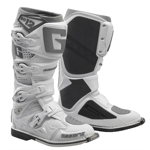 Gaerne-SG12 Motocross Boots-White-G/SG12-WHITE19-41-MotoXtreme