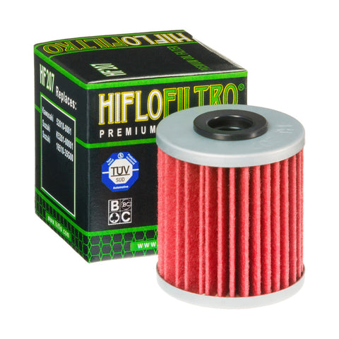 Hiflofiltro-HiFlo Oil Filter HF 207 Kawasaki KXF/Suzuki RMZ-HF207-MotoXtreme